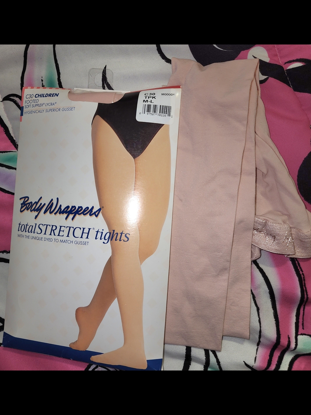 Body Wrappers TotalStretch Tights in Light Pink